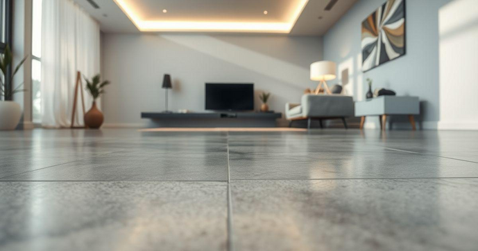 Concreto Lapidado: A Elegância e Versatilidade em Projetos de Design