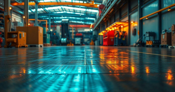 Piso Industrial de Alta Resistência