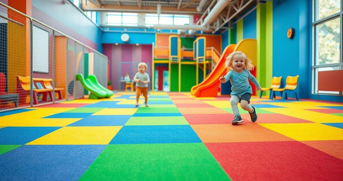 Piso emborrachado infantil é a escolha ideal para segurança e conforto nas brincadeiras das crianças